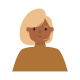 People Avatar Girl with Short Blonde Hair